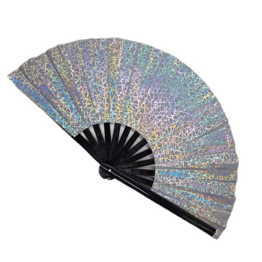 Éventail Pliable Coloré pour Femme au Design Unique 7