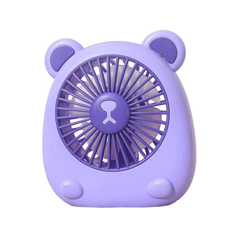 Éventail Portable Femme Design Amusant Ours 0