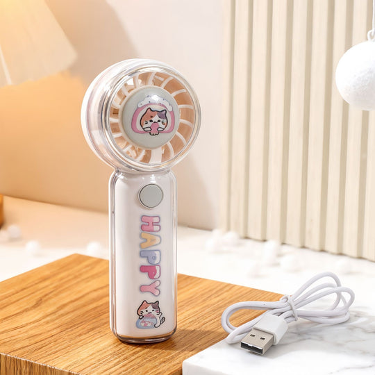 Éventail Portable Femme Design Coloré 7