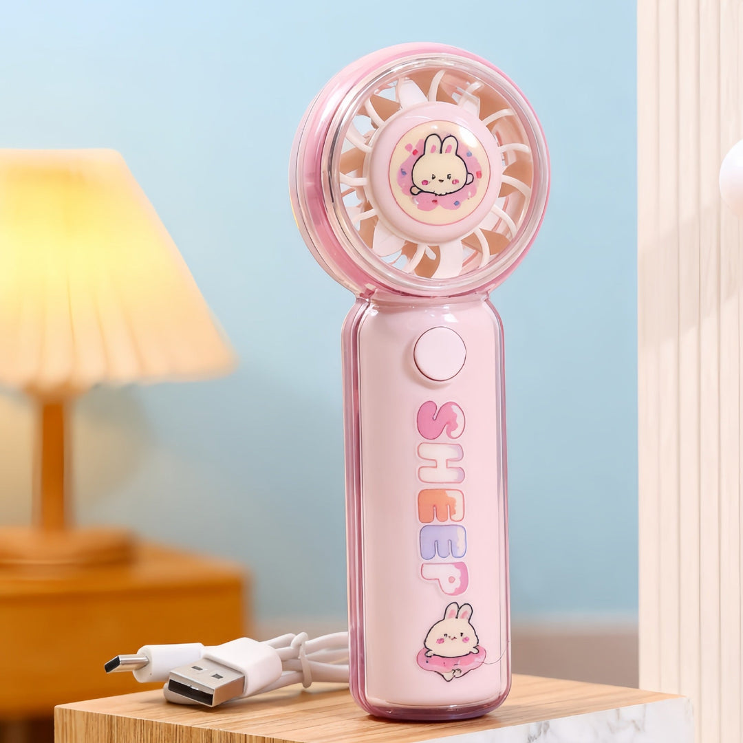 Éventail Portable Femme Design Coloré 8