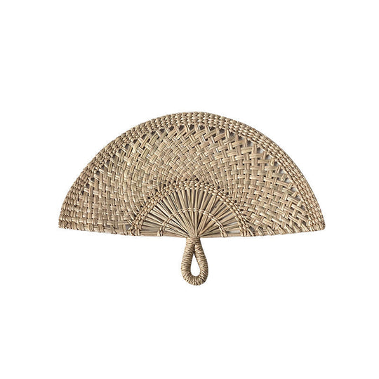 Éventail Tissé à la Main pour Femme Chic 0