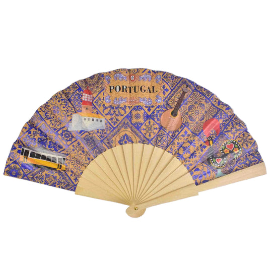 Éventail pour Femme Design Traditionnel Portugais 0
