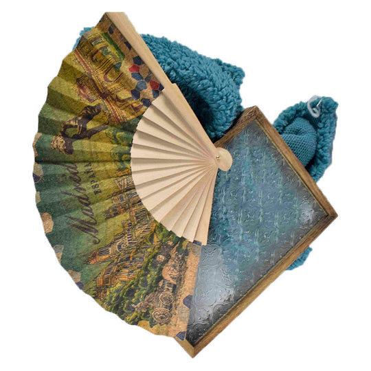 Éventail pour Femme Design Traditionnel Portugais 1