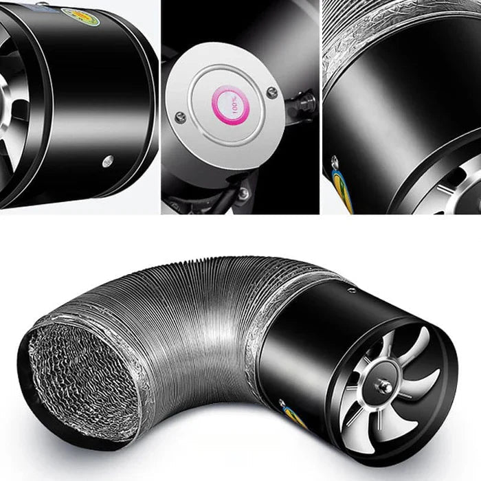 Extracteur D'Air Silencieux Ventilateur pour Cuisine et Espaces de Vie 7