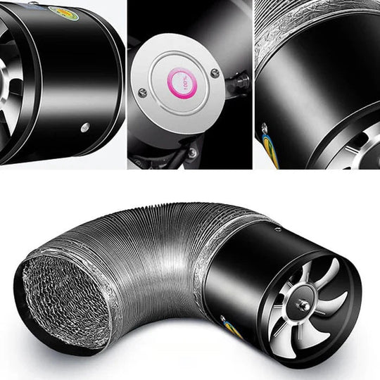 Extracteur D'Air Silencieux Ventilateur pour Cuisine et Espaces de Vie 7