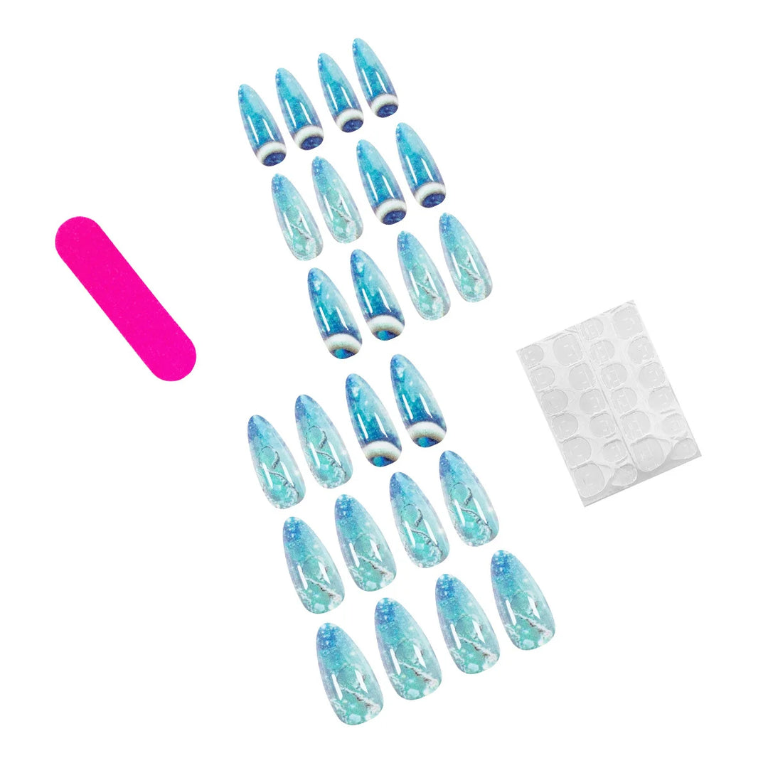 Faux Ongles Artistiques Autocollants pour Femme Style Raffiné 1