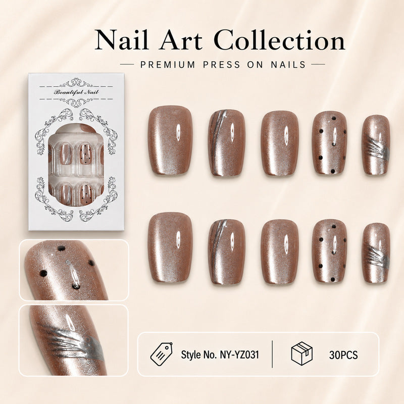 Faux Ongles Prédéfinis pour Femme Style Nail Art 0