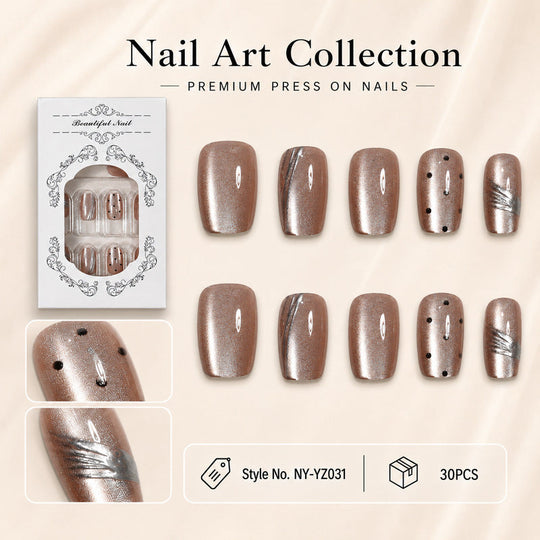 Faux Ongles Prédéfinis pour Femme Style Nail Art 0