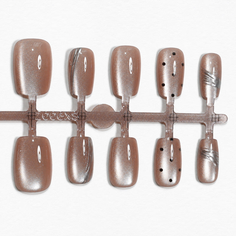 Faux Ongles Prédéfinis pour Femme Style Nail Art 3
