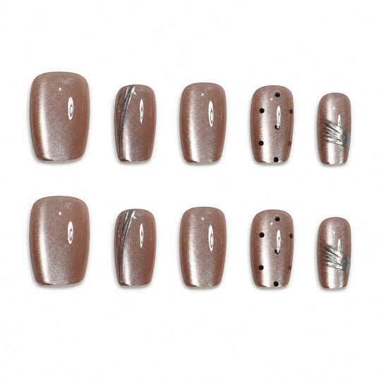 Faux Ongles Prédéfinis pour Femme Style Nail Art 4