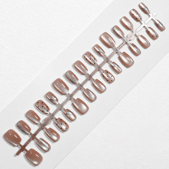 Faux Ongles Prédéfinis pour Femme Style Nail Art 5