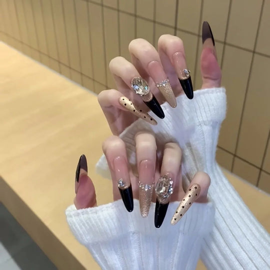 Faux Ongles Stilettos Glamour pour Femme 0