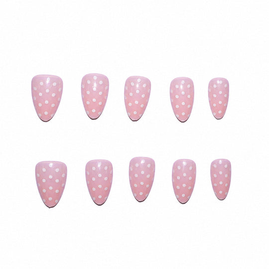 Faux Ongles à Pois pour Femme Style Moderne 4