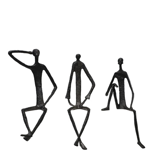 Figurine Abstraite en Métal pour Décoration 0