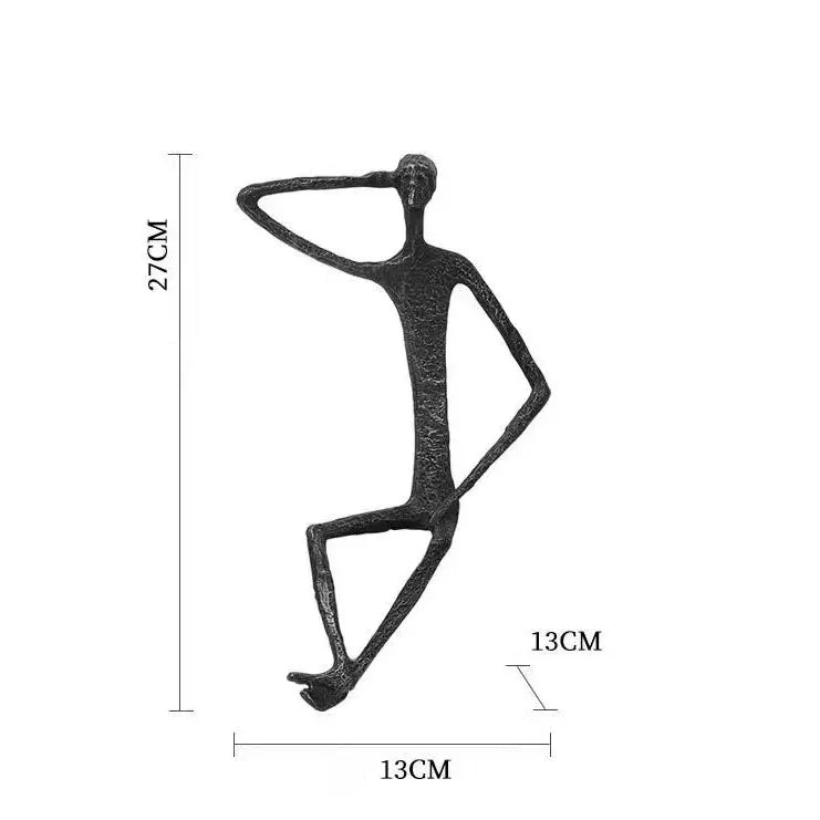 Figurine Abstraite en Métal pour Décoration 6