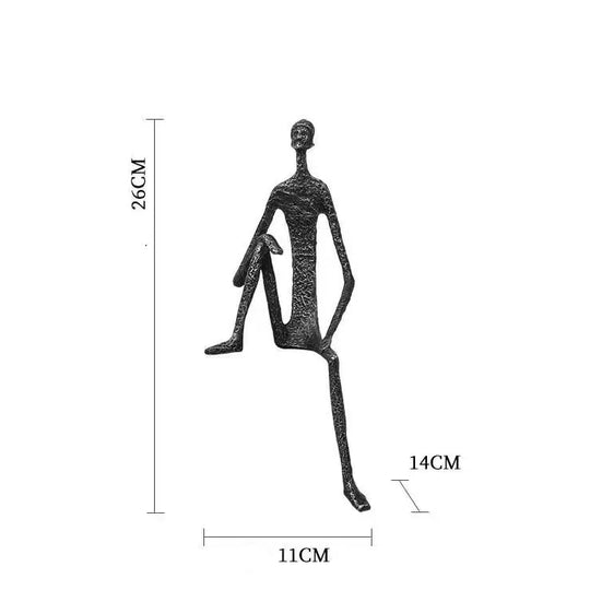 Figurine Abstraite en Métal pour Décoration 8