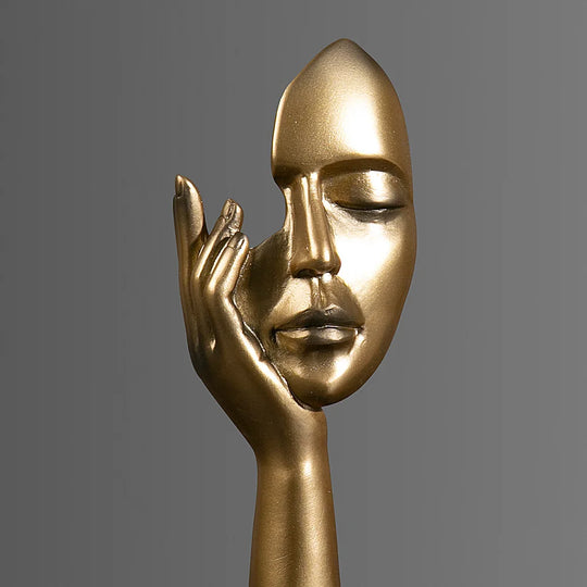 Figurine Abstraite en Résine pour Décoration Intérieure 1