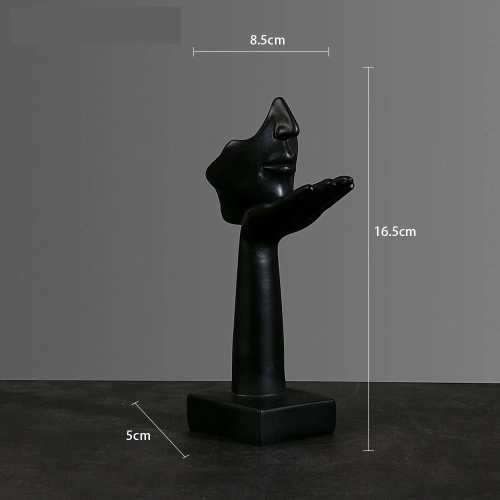 Figurine Abstraite en Résine pour Décoration Intérieure 10