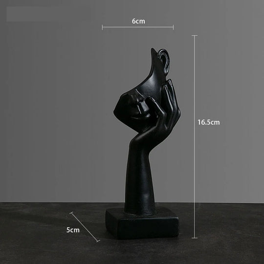Figurine Abstraite en Résine pour Décoration Intérieure 15