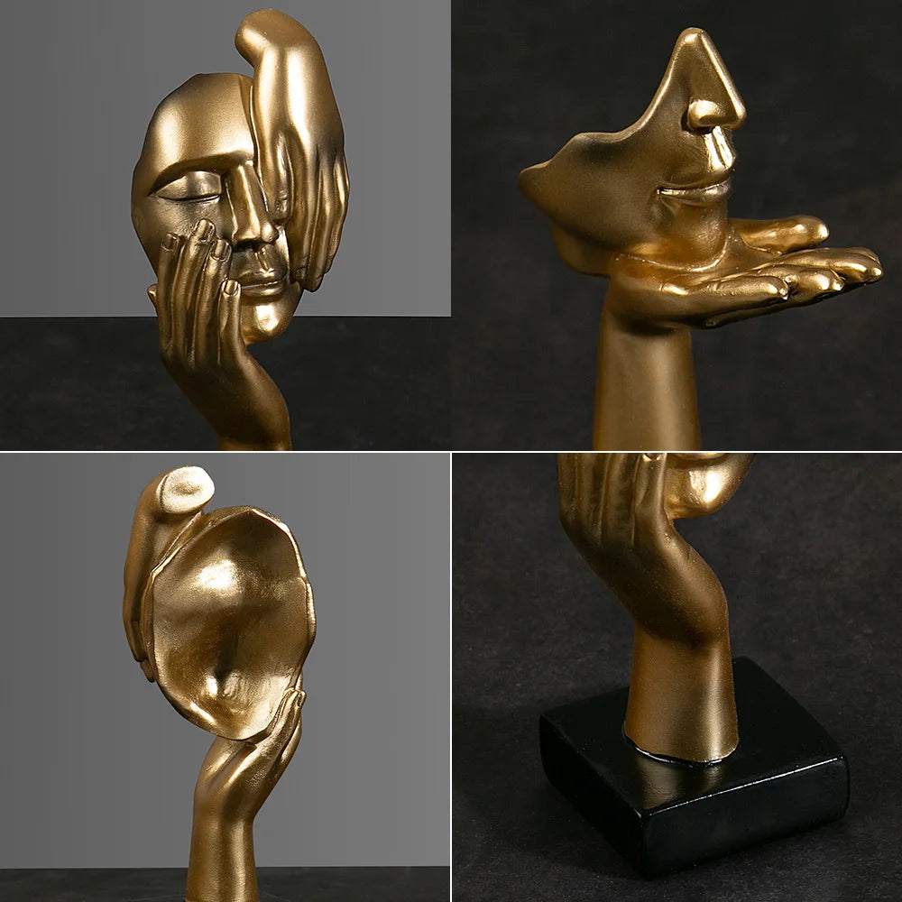 Figurine Abstraite en Résine pour Décoration Intérieure 2