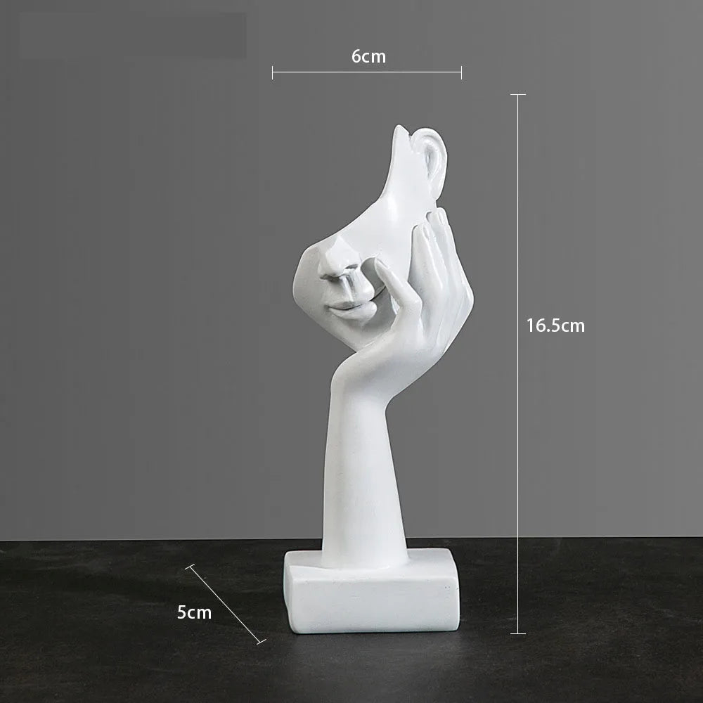 Figurine Abstraite en Résine pour Décoration Intérieure 20