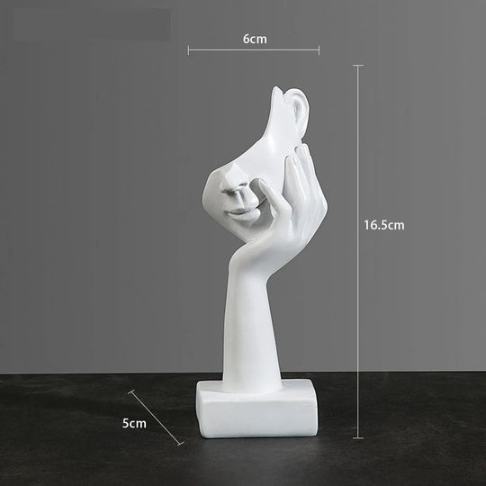 Figurine Abstraite en Résine pour Décoration Intérieure 20