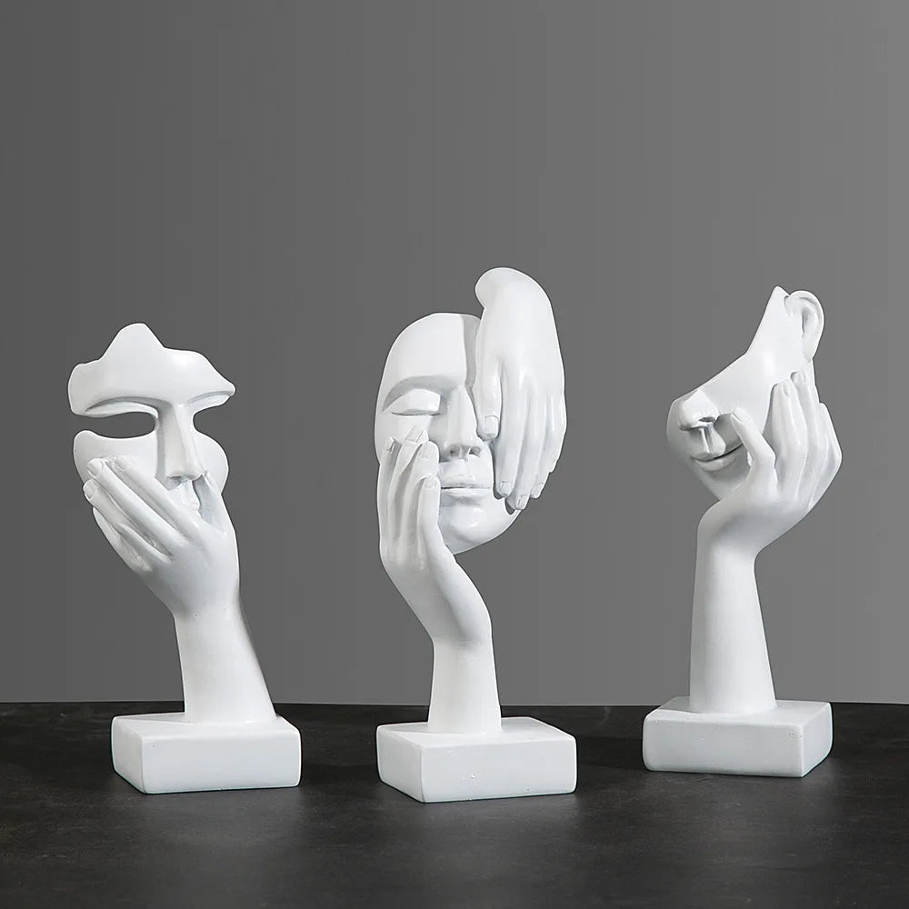 Figurine Abstraite en Résine pour Décoration Intérieure 3