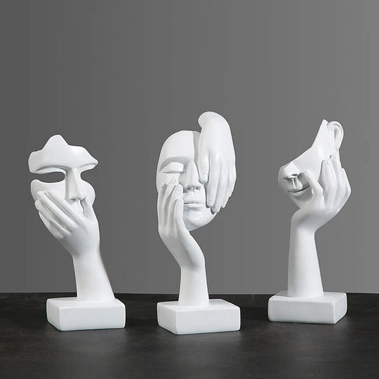 Figurine Abstraite en Résine pour Décoration Intérieure 3