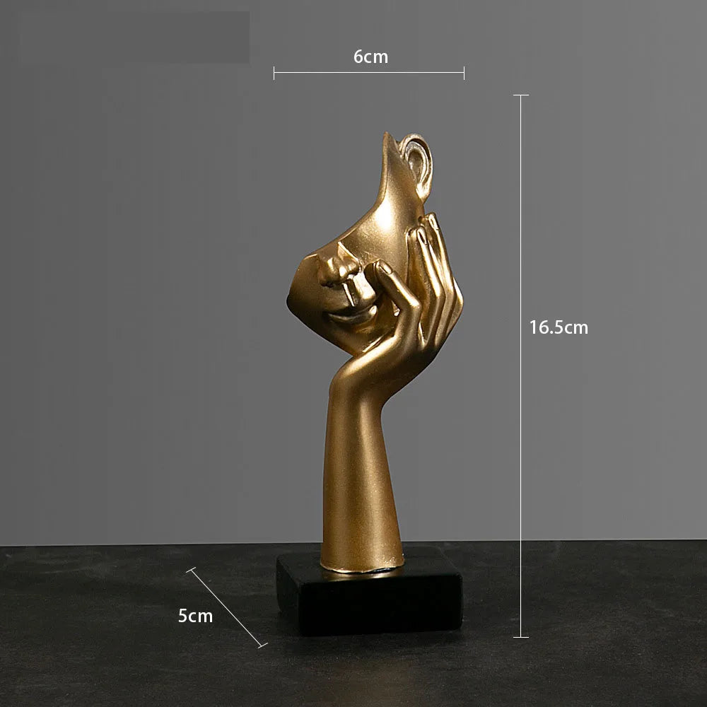 Figurine Abstraite en Résine pour Décoration Intérieure 7