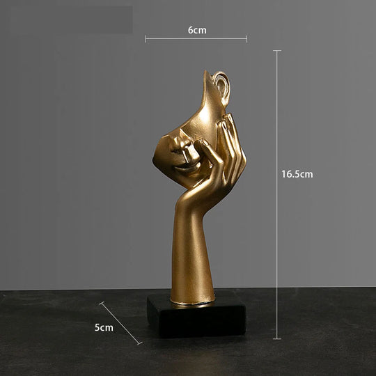 Figurine Abstraite en Résine pour Décoration Intérieure 7