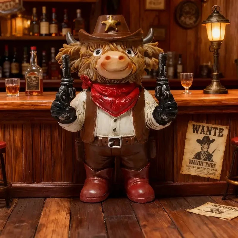Figurine Cowboy Décorative Originale pour Intérieur 0