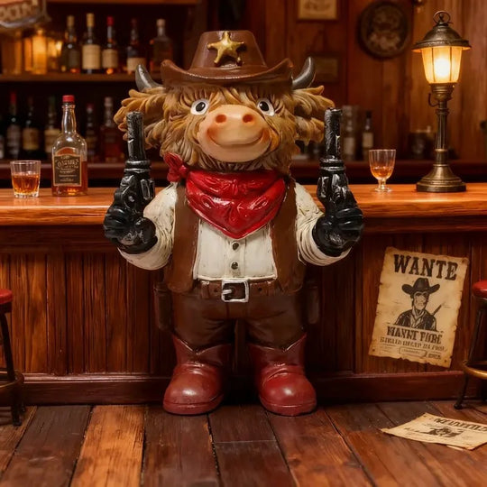 Figurine Cowboy Décorative Originale pour Intérieur 0