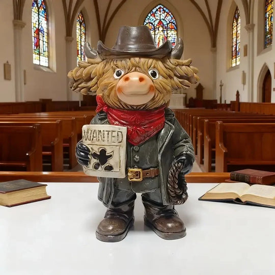 Figurine Cowboy Décorative Originale pour Intérieur 2