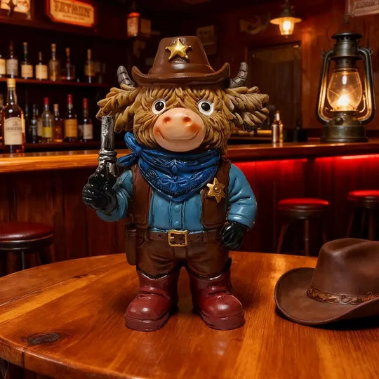 Figurine Cowboy Décorative Originale pour Intérieur 3