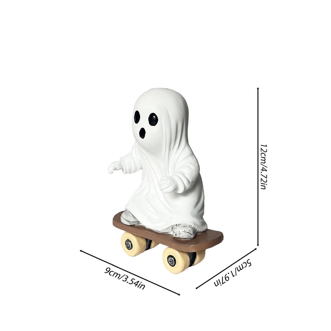 Figurine Fantôme Skateboard Décorative Originale 0