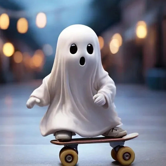 Figurine Fantôme Skateboard Décorative Originale 1