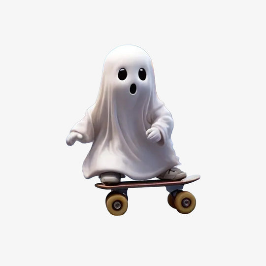 Figurine Fantôme Skateboard Décorative Originale 5