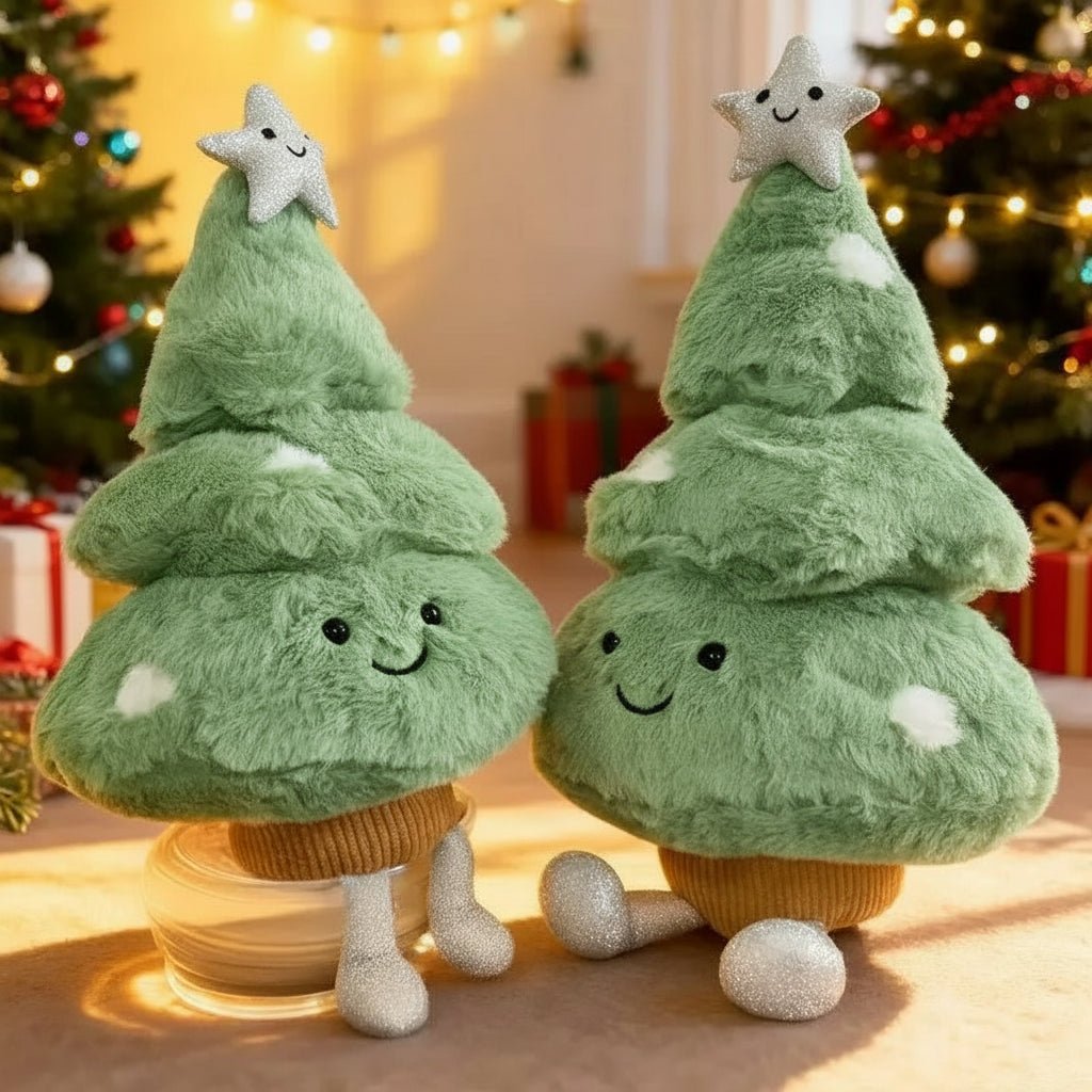 Figurine Noël D'Arbre En Peluche Charmante Pour Décorations Festives 1