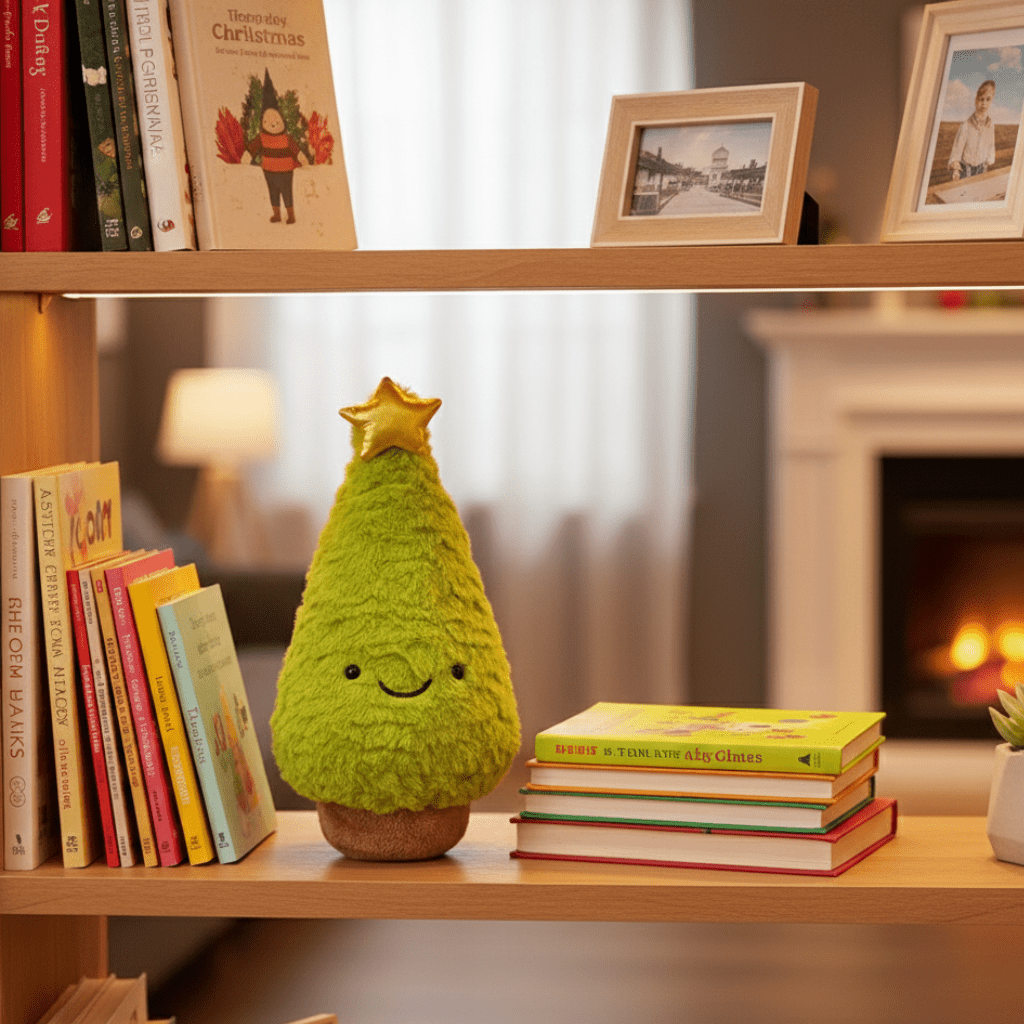 Figurine Noël D'Arbre En Peluche Charmante Pour Décorations Festives 2