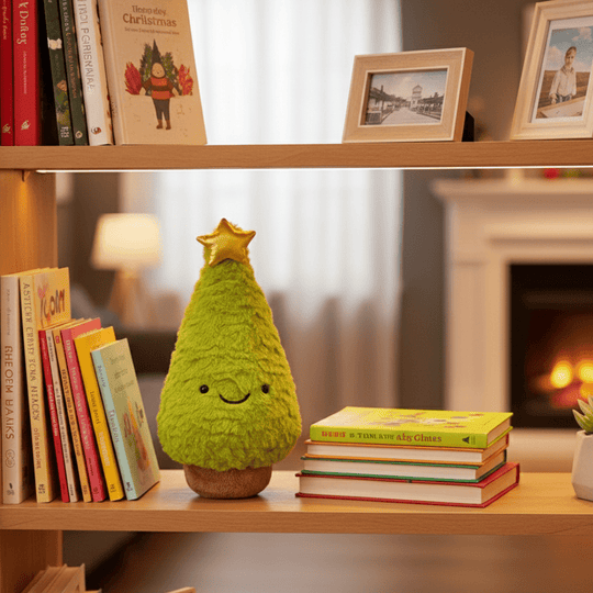 Figurine Noël D'Arbre En Peluche Charmante Pour Décorations Festives 2
