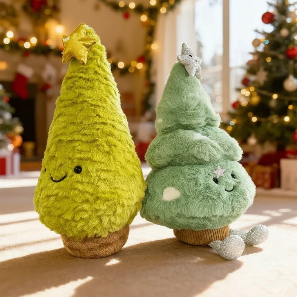 Figurine Noël D'Arbre En Peluche Charmante Pour Décorations Festives 3