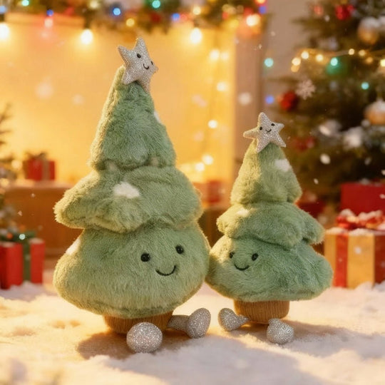 Figurine Noël D'Arbre En Peluche Charmante Pour Décorations Festives 4