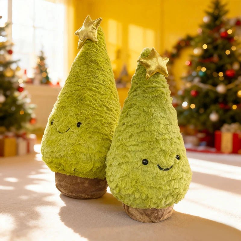Figurine Noël D'Arbre En Peluche Charmante Pour Décorations Festives 5
