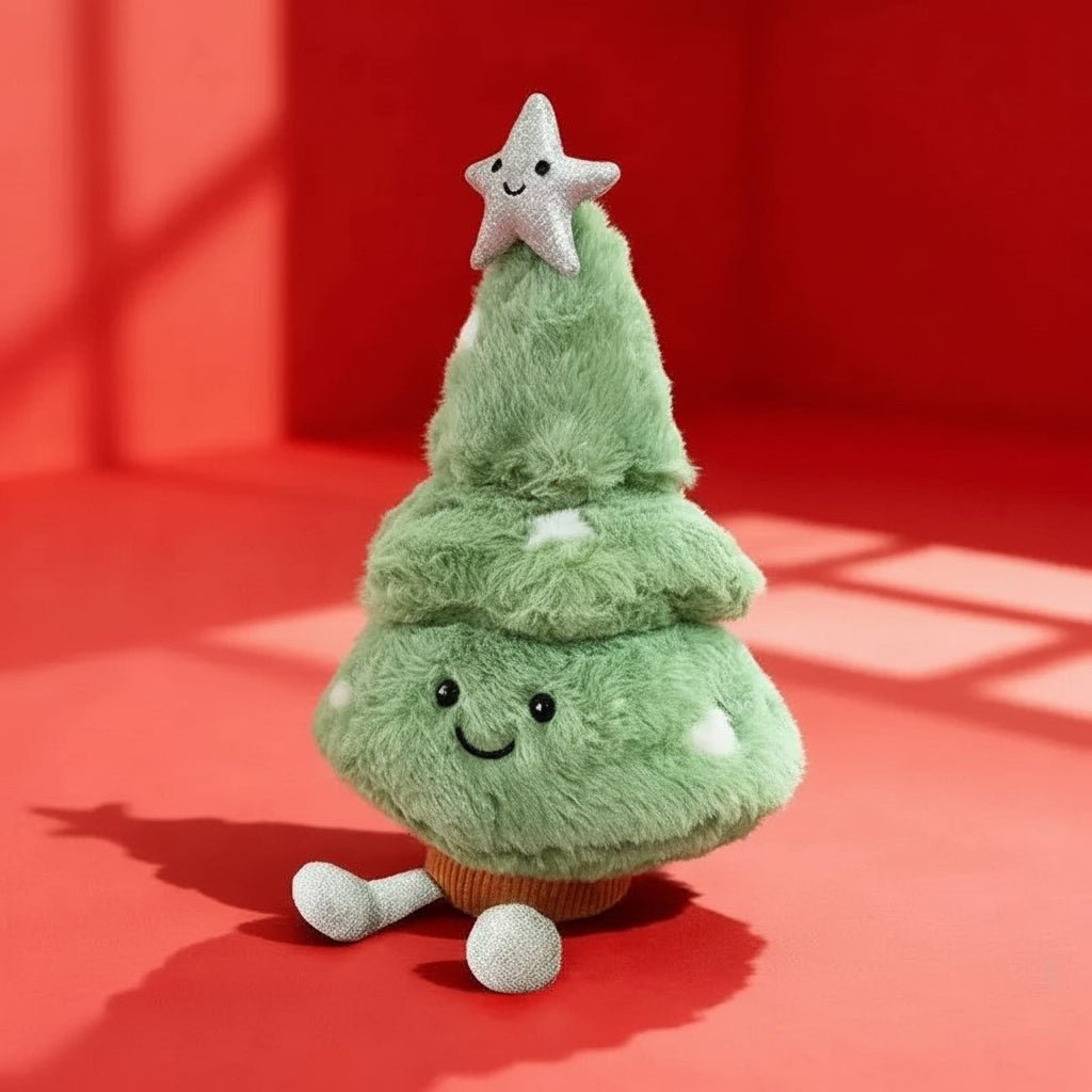 Figurine Noël D'Arbre En Peluche Charmante Pour Décorations Festives 8