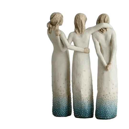 Figurine Sculptée Femme Amie 0