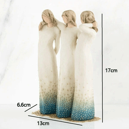 Figurine Sculptée Femme Amie 1