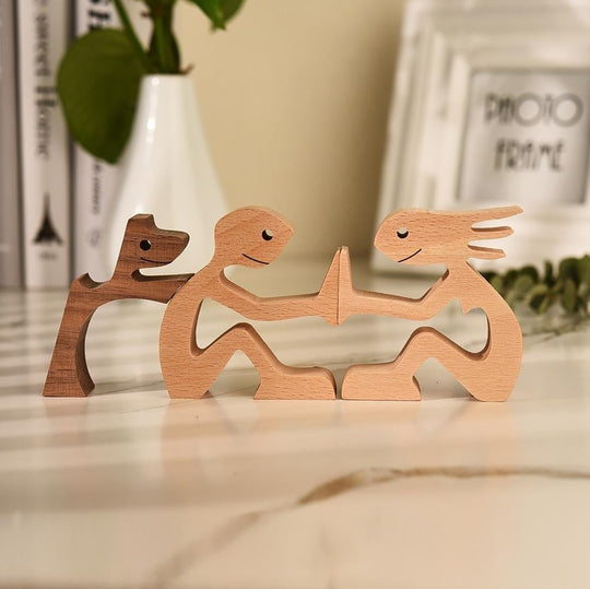 Figurine de Chien Sculptée à la Main Intemporelle 3