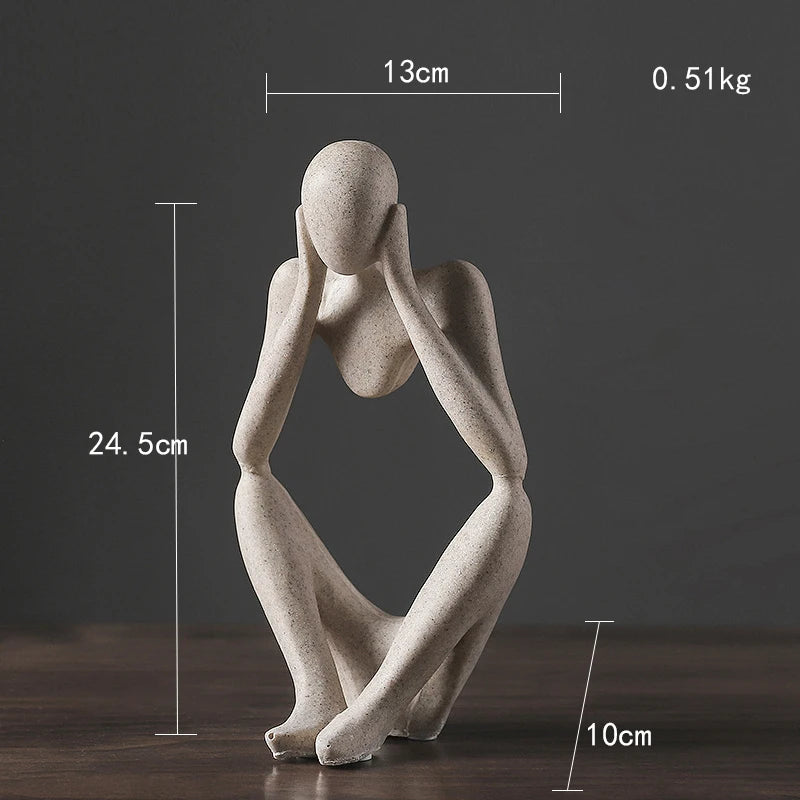Figurine de Femme en Résine Décorative 7