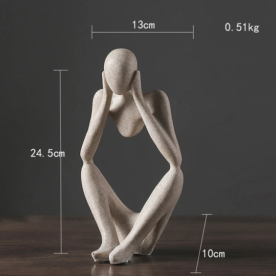 Figurine de Femme en Résine Décorative 7