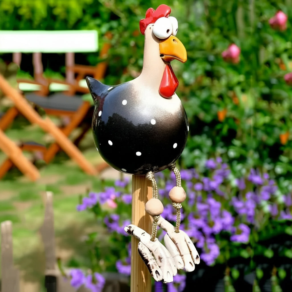 Figurine de Jardin Animée Poulet Mobile 4
